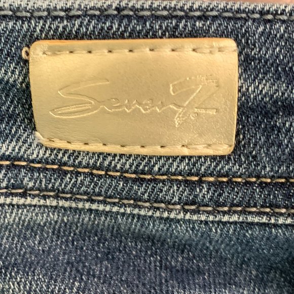 Gently Worn Seven 7 Limited Edition MidRise Stretch Novelty Ashbury Skinny Jeans - Picture 16 of 16